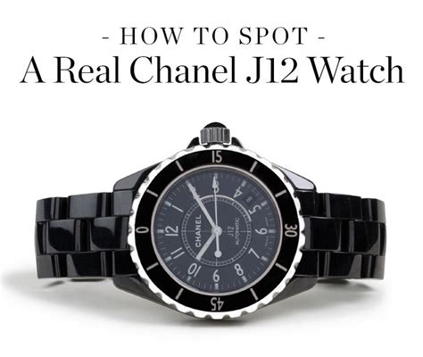 chanel j12 watch how to spot fake|chanel j12 watch scam.